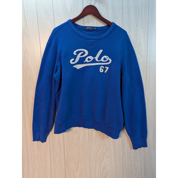 Polo Ralph Lauren Other - Polo Ralph Lauren Crewneck Sweatshirt Pullover Polo 67 Blue Size XL